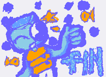 fin from dandy's world (tried to draw Barnaby but failed lol)