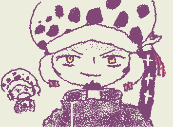 @I like Trafalgar Law kokodesu すみません。
ローさん難しいですね