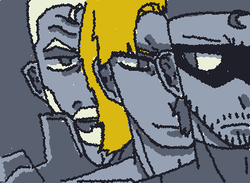 Les Enfants Terribles... MGS art, first time I've drawn a snake in awhile