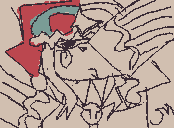 guess the meme/trend except its a wip drawing