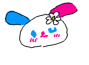 @pitirisu4 ウサハナ描いたよ❢初めて説明のところでメンションできるの知ったw
