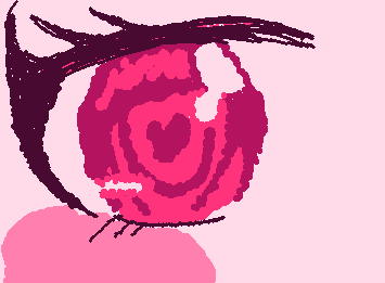 目を描いてみました✨
割と上手く描けたかも………？