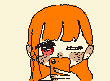 @pitirisudesu 髪の色変えて前髪いじったら、
髪巻いてるちょいタレ目のえとさんになったww