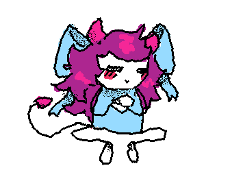 my gf got me a big blue bow and i will wear it forever <3 (she has a pink one)