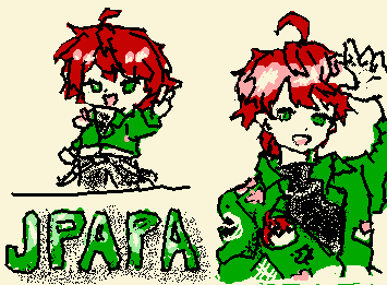 時間あったから(暇だったから)遊園地コラボのビジュのじゃぱぱさん描いた!!!!
(えとさんより影とか色々のクオリティーは下がってるような気もしますが、気にしないでください!!。あくまで、1時間クオリティーなんで!!!!)