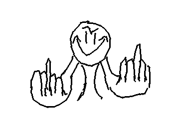 彼は挨拶しています