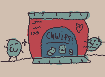 A k-k-k kawaii chip bag?!?! (I’m honestly not sure) but ye suggested byyyyy tinyfwiend!!!!!!!!!!
