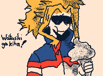 WATASHI GA KITA! (Witch if you don't know, in japanese is "I amd here!") Sorry i didn't post last week, I got my period so my back hurt a lot ;(