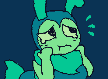 squirm, the new dandys world toon....