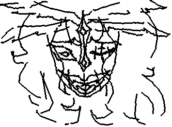 uhhhhh clown I guess. I didn't really have a direction for this doodle.