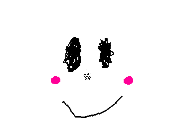 にかいめにこちゃんかいてみた！