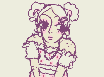 I'm back. :o Roma gyaru. I think this is the 6th black gyaru girl I've done...I lost count again.