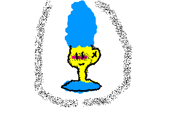 It's Marge Simpson !! I really love her <33