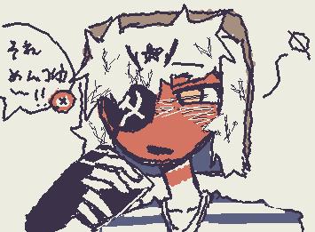 @M46 すいませんめっちゃ遅れました、、、、、、ソ連です!!寝ぼけてる感じ好き