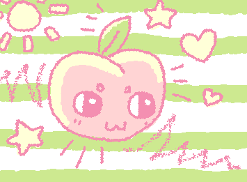 little peach guy