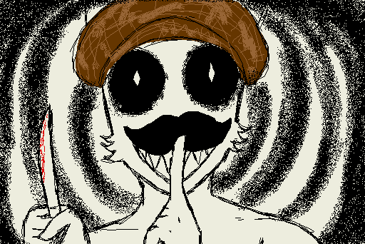 I drew Barney from Animal Hospital on Roblox!