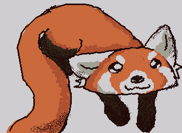 a red panda for THE amazing @junebug heh..!!