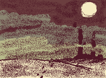 A sort of dystopian wasteland for a book idea, write out a short story for this scene only if you want Thankyou! :3
