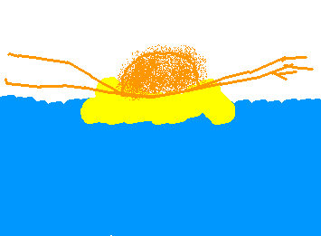 日の出だ