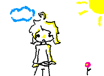 how i used to draw as a kid: