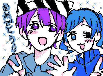 @sk
遅くなって本当にごめんっ💦
skちゃん70フォロワーおめでとう〜〜!!🎉🥳
これからも応援するからね〜😘
顔が大きくなってしまった。下手だけど許してぇ😇