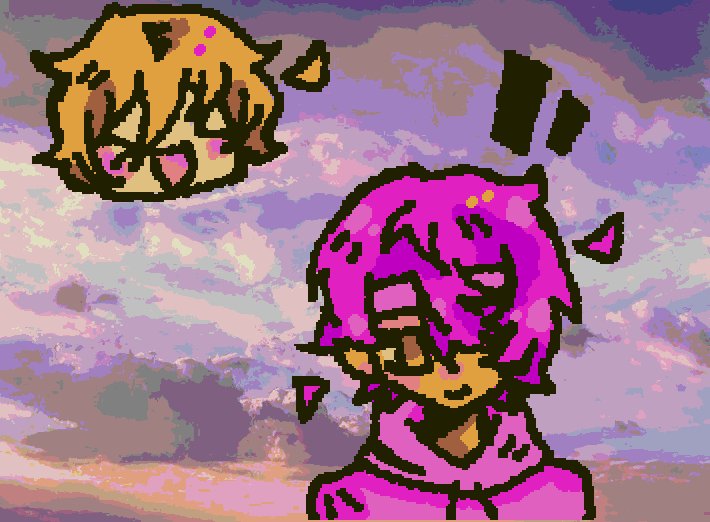 This was the first yaoi couple I ever made and I had to go through several sketchbooks to find them. Pretty sure I was inspired by Gacha Life for them...