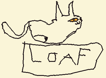 his name is loaf and he can fly