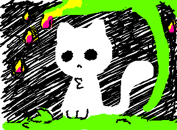 Raining outside with kitty