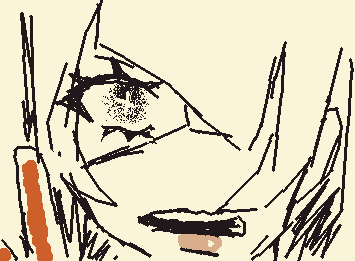 なにかを訴えかけてるお姉さん