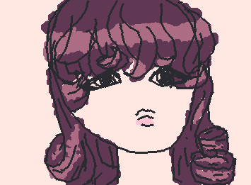 I tried drawing another person! uhhh idrk about it tho ._. This is an orginal color palete, theres another one thats pink :3