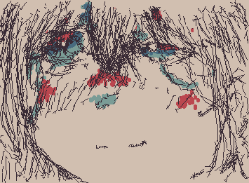 女子描きました!!!!!