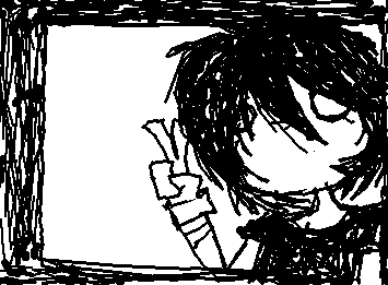 A not-so-perfect imitation of the 2000s emo artstyle.