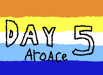 Day 5 of pride month!! Todays flag is AroAce! having little to no romantic/sexual attraction, tmr will be transgender!!(Also i get to see the TADC movie tdy!!)