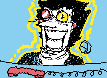 Now's your chance to be a [BIG SHOT]! Spamton G. from Deltarune! I love this broken, divorced fella. Don't pick up the dial...