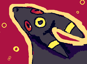 Oh my days why is it so cursed, i swear his face gets longer evry time i look away i tryed to make him look up
is so hard to draw on a small phone