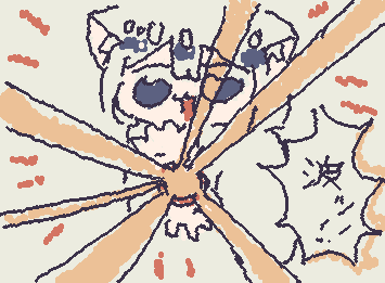 かめ⚪︎め波ｯｯｯ！！
※雑なのは許して暇で描いただけだから