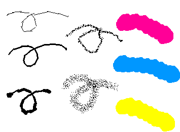 デフォルトのペンまとめ!!
(絵のネタが思いつかないから悪あがき中)