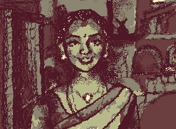 My mom during her reception for wedding