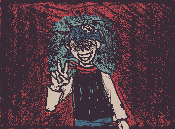 @Eliiiiiiiiii drew this guy 
(Sorry it’s kinda creepy and probably ooc, I couldn’t find any references for his face so I just obscured it)