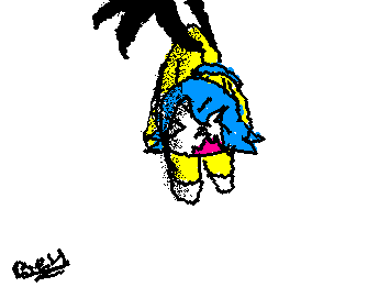 Just a goofy lil' Coraline I drew for one of my art challenges!::wp-banana-dance::