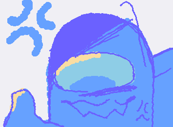 アモングアスのオリキャラ描きました