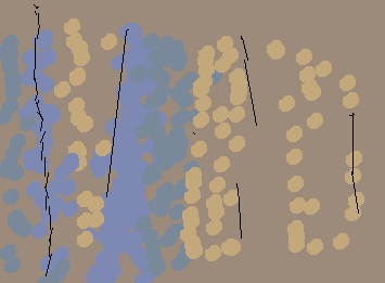 my rendition of the ugly carpet in the airport