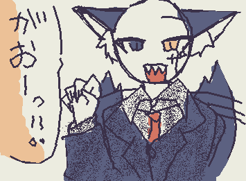 @Benguriddo この前一緒に作ったオリヒュ！かいたよ！どうかな…