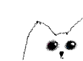 The cat is watching.