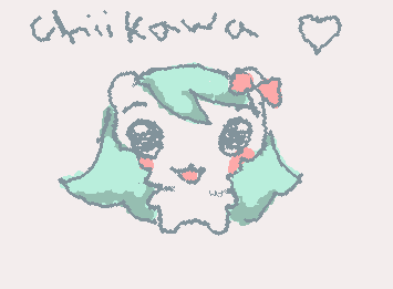 chiikawa got a wig!!1!1