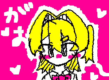 OC ~ ‼️
金髪まろ眉八重歯ＪKチャン ‼️‼️
口描いたら失敗しそうだったから描きませんでした　🙃🙃🙃
気分爆上がりし過ぎて投稿しすぎた … 💦
