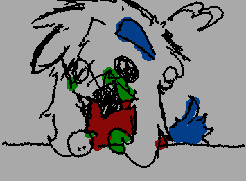 my lil goober is in SHOCK