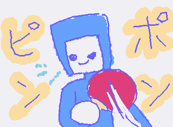 最近リズム天国のキャラが好きで
とくにピンポン人とか、、DJスクールとか、、、
でも描いてる人少なくて悲しい、、、