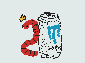 this worm's name is dawn dish soap and they like monster... so do the rest of the worms :P

yippwe