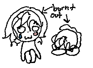 Not even a month in school and me and my twin @Doodle are burnt our